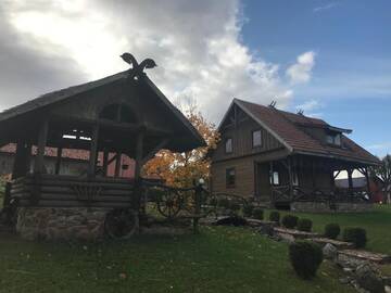 Фото номера Дом с 3 спальнями Дома для отпуска Homestead "Mataušinė" г. Pilionai 16