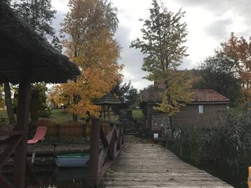 Фото номера Дом с 3 спальнями Дома для отпуска Homestead "Mataušinė" г. Pilionai 19