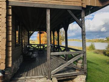 Фото номера Дом с 3 спальнями Дома для отпуска Homestead "Mataušinė" г. Pilionai 9